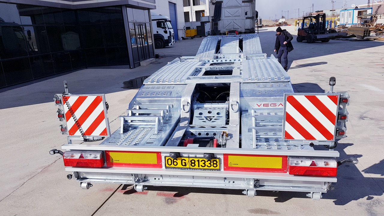 Puspiekabe autovedējs ALPHAMAX 3 AXLE TRUCK TRANSPORTER VEGA TRAILER: foto 9