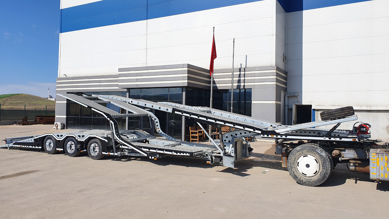 Puspiekabe autovedējs ALPHAMAX 3 AXLE TRUCK TRANSPORTER VEGA TRAILER: foto 10