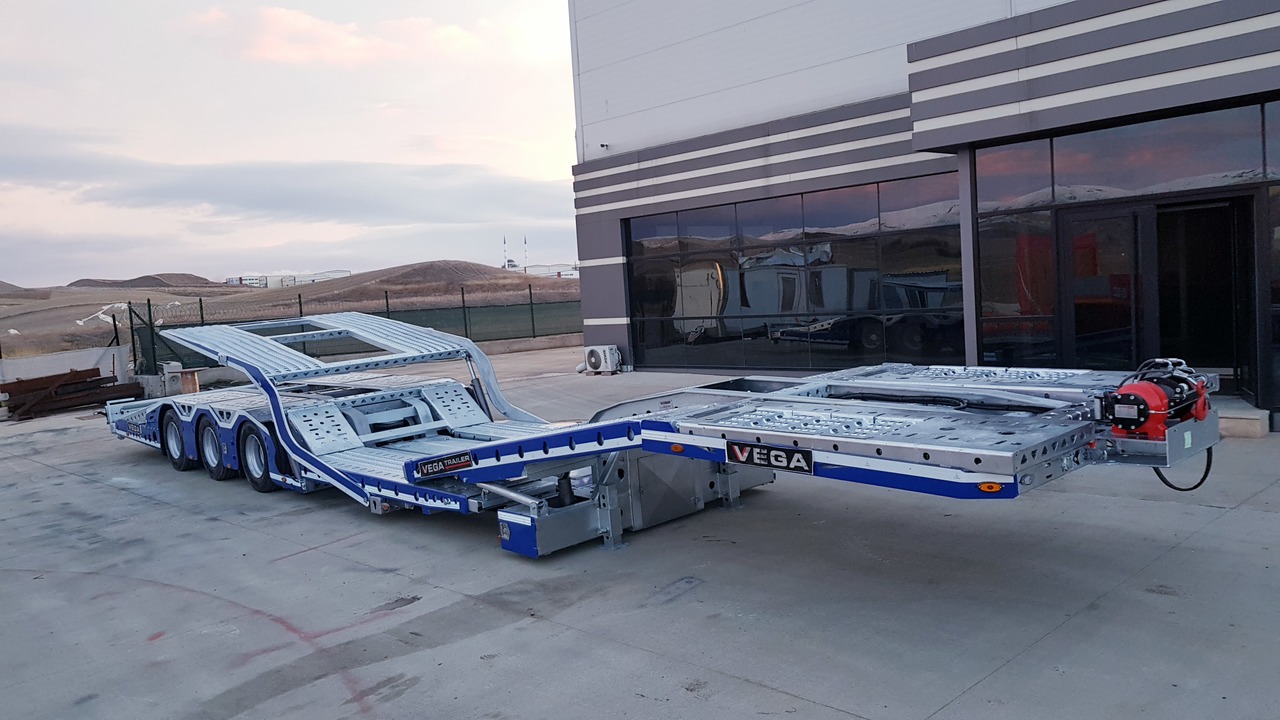 Puspiekabe autovedējs ALPHAMAX 3 AXLE TRUCK TRANSPORTER VEGA TRAILER: foto 8