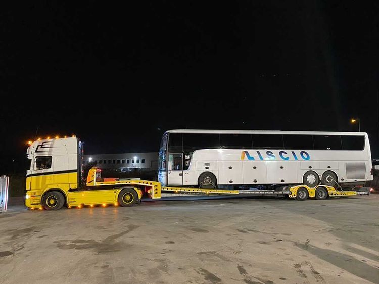 Jaunā Puspiekabe autovedējs pārvadāšana smagās tehnikas VEGA-S (2 AXLE TRUCK CARRIER): foto 21