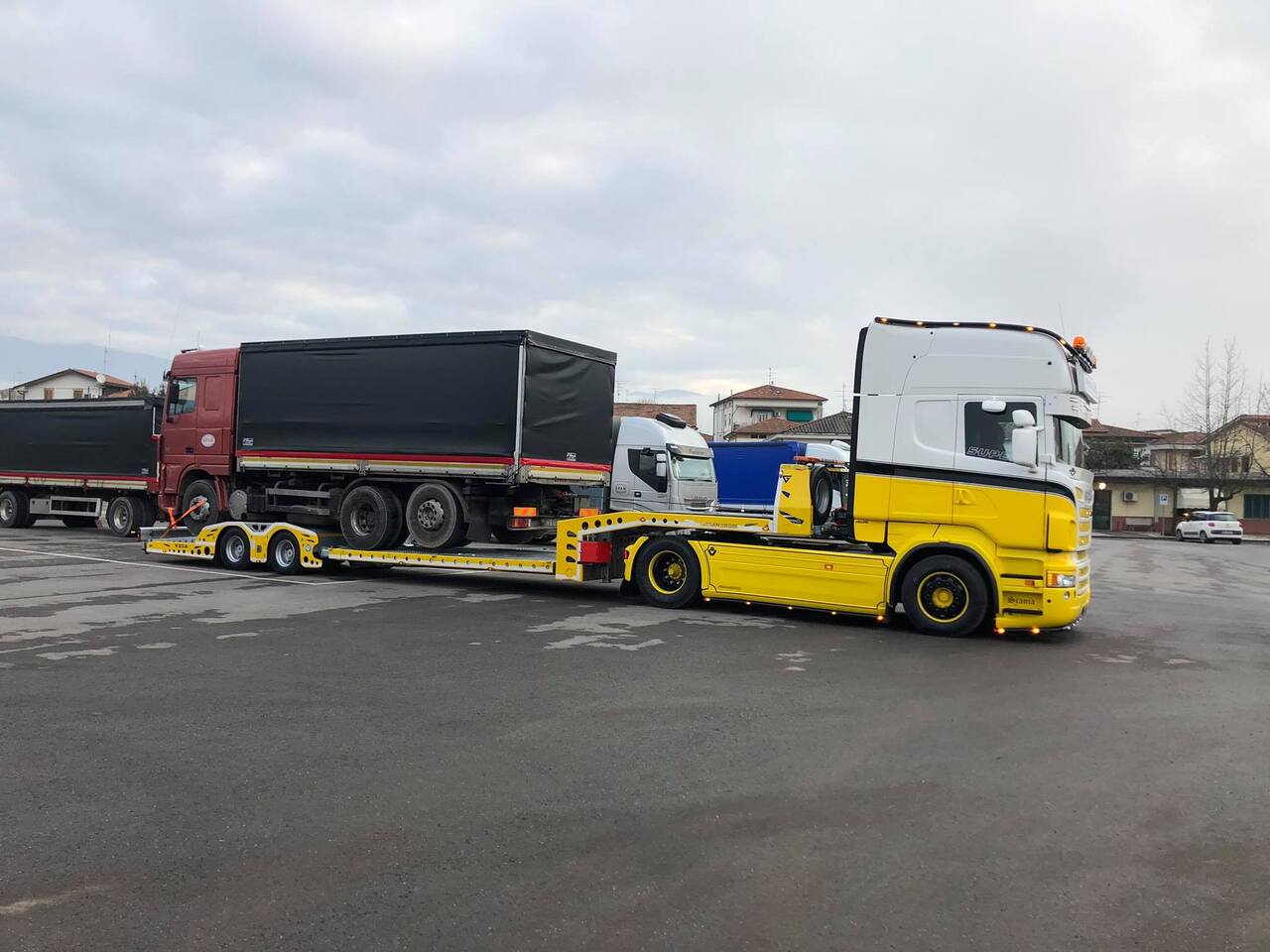 Jaunā Puspiekabe autovedējs pārvadāšana smagās tehnikas VEGA-S (2 AXLE TRUCK CARRIER): foto 20