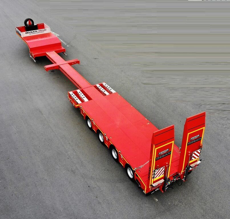 VEGA TRAILER 4 Axle Low-Bed (OZS-L4) - Puspiekabe zema profila platforma: foto 2 VEGA TRAILER 4 Axle Low-Bed (OZS-L4) - Puspiekabe zema profila platforma: foto 2