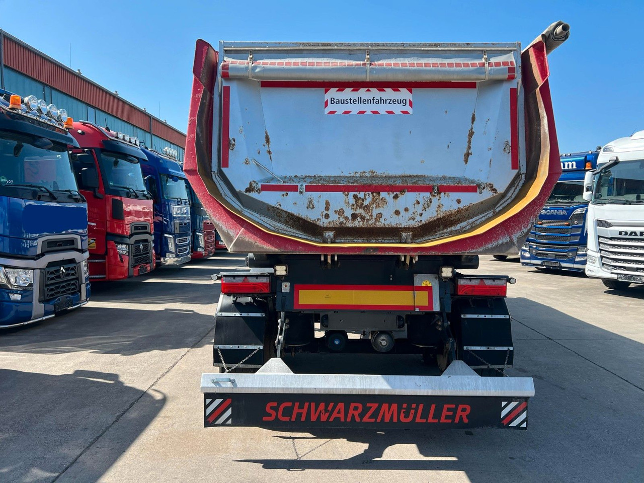 Schwarzmüller SM * KIPPER * 24 KUBIK * BPW * STAHLMULDE * - Puspiekabe pašizgāzējs: foto 5 Schwarzmüller SM * KIPPER * 24 KUBIK * BPW * STAHLMULDE * - Puspiekabe pašizgāzējs: foto 5
