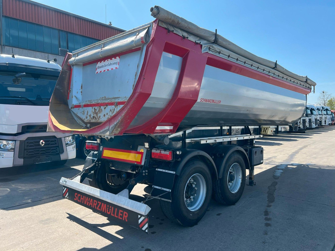 Schwarzmüller SM * KIPPER * 24 KUBIK * BPW * STAHLMULDE * - Puspiekabe pašizgāzējs: foto 4 Schwarzmüller SM * KIPPER * 24 KUBIK * BPW * STAHLMULDE * - Puspiekabe pašizgāzējs: foto 4