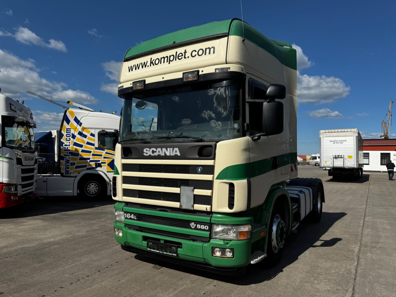 Scania 164L V8 580 * RETARDER * TÜV 01.26 * GERMAN - Vilcējs: foto 1 Scania 164L V8 580 * RETARDER * TÜV 01.26 * GERMAN - Vilcējs: foto 1