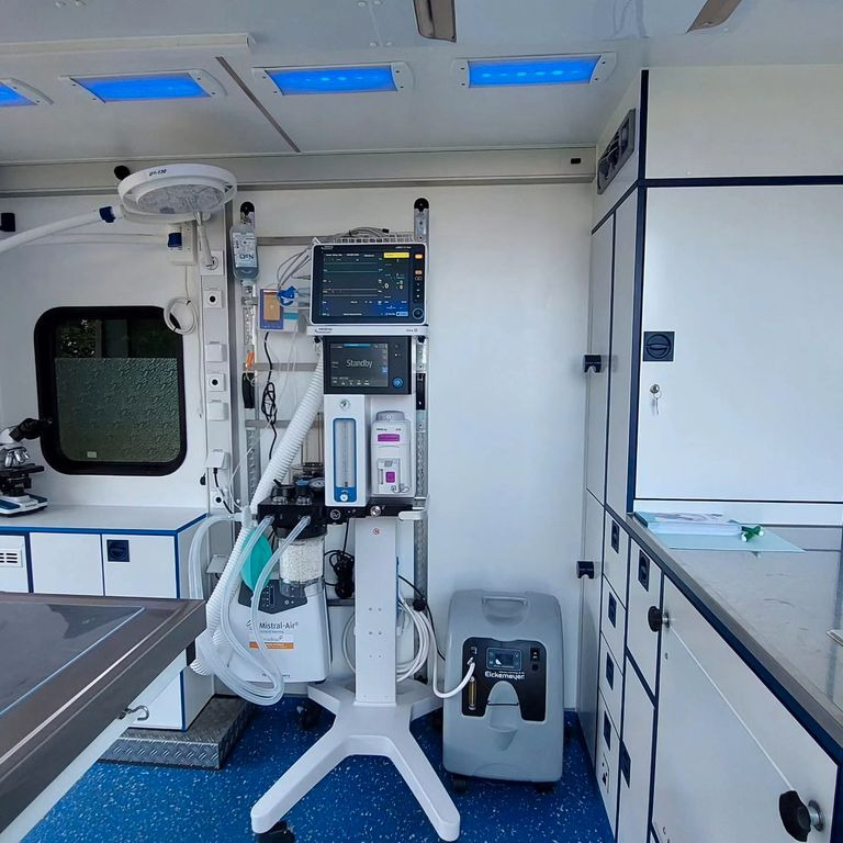 Ātrās palīdzības mašīna Mercedes-Benz Sprinter 519   Tierarzt  Garantie: foto 13