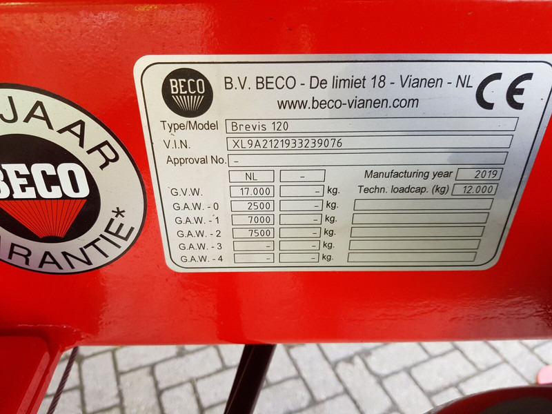 Jaunā Piekabe Beco Brevis 120: foto 8