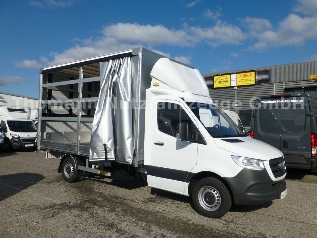 Mercedes-Benz Sprinter 317 CDI Pritsche Plane - Furgons ar tentu: foto 1 Mercedes-Benz Sprinter 317 CDI Pritsche Plane - Furgons ar tentu: foto 1