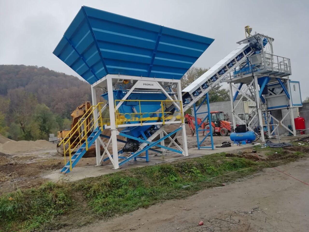 Promax Compact Concrete Batching Plant PROMAX C60-SNG PLUS (60m³/h) - Betona rūpnīca: foto 4 Promax Compact Concrete Batching Plant PROMAX C60-SNG PLUS (60m³/h) - Betona rūpnīca: foto 4