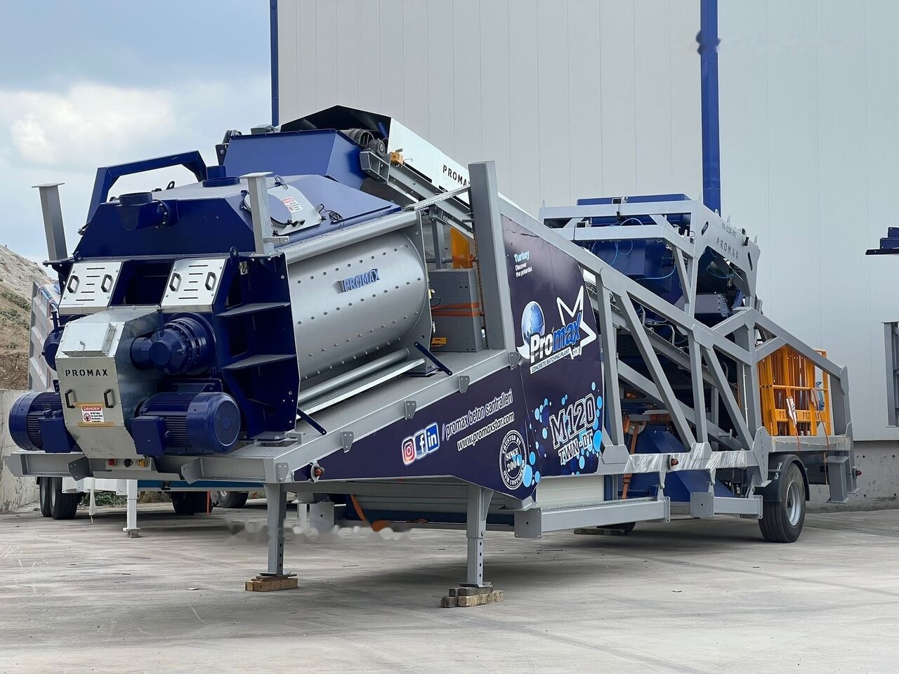Promax Mobile Concrete Batching Plant PROMAX M120-TWN DT (120m³/h) - Betona rūpnīca: foto 5 Promax Mobile Concrete Batching Plant PROMAX M120-TWN DT (120m³/h) - Betona rūpnīca: foto 5