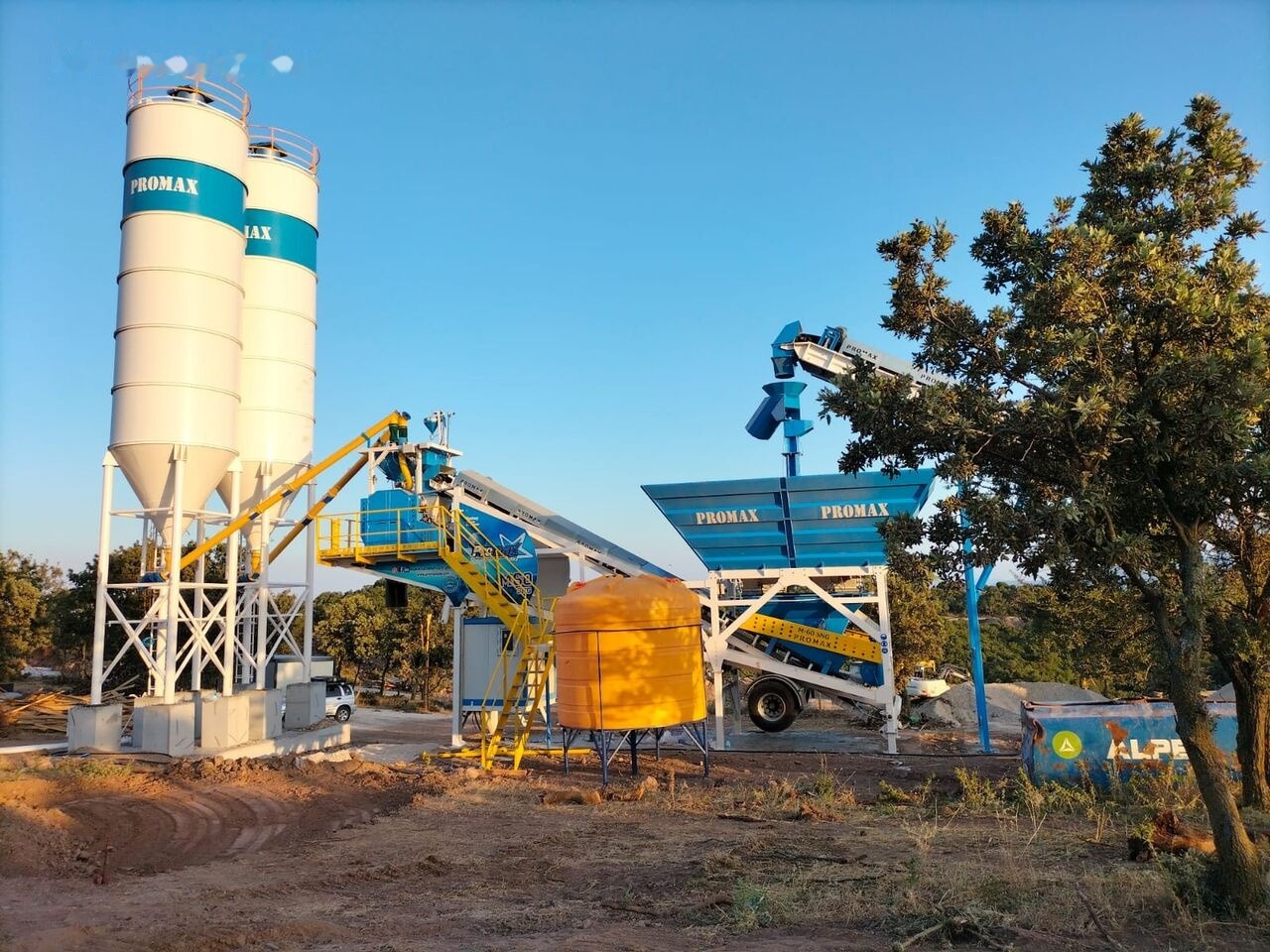Promax Mobile Concrete Batching Plant PROMAX M60-SNG (60m3/h) - Betona rūpnīca: foto 4 Promax Mobile Concrete Batching Plant PROMAX M60-SNG (60m3/h) - Betona rūpnīca: foto 4