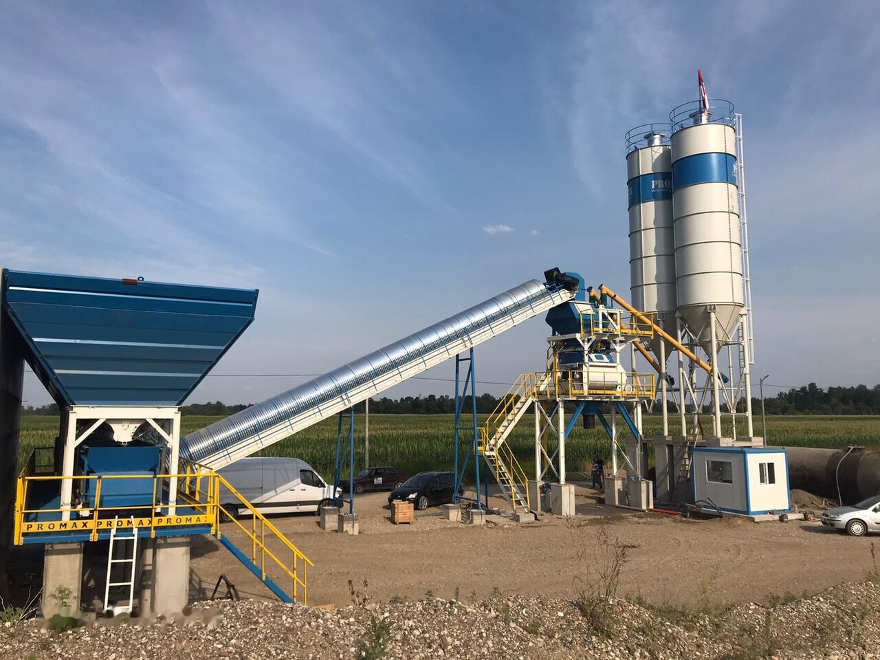 Promax Stationary Concrete Batching Plant S100 TWN (100m³/h) - Betona rūpnīca: foto 2 Promax Stationary Concrete Batching Plant S100 TWN (100m³/h) - Betona rūpnīca: foto 2