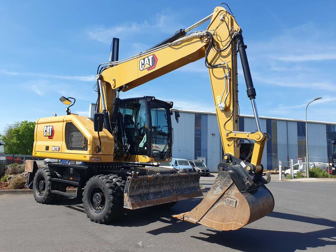 Riteņu ekskavators CAT M318 / 2022 / nur 286h! / Tieflöffel / Pratzen: foto 7