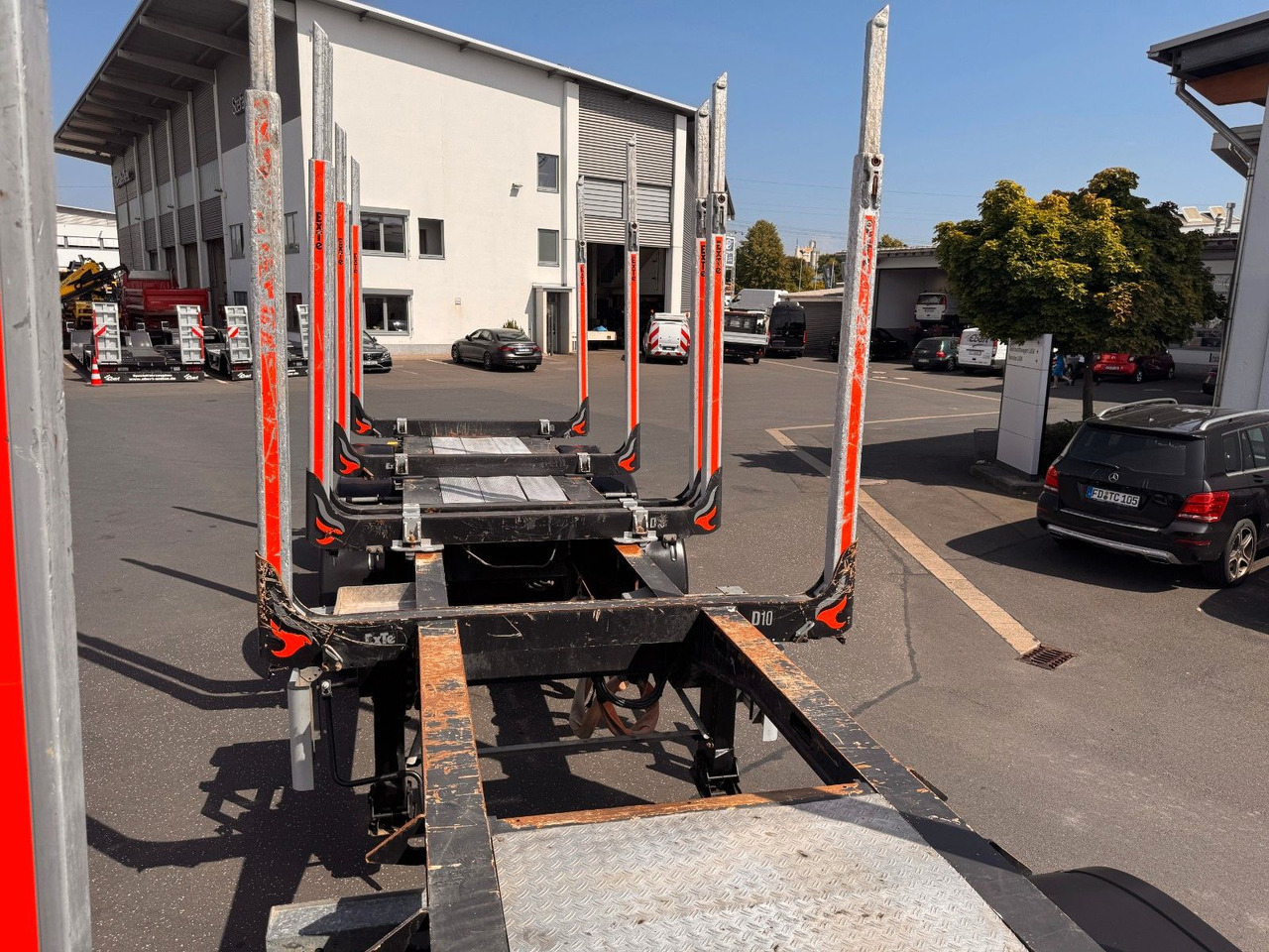 Kokvedēja puspiekabe Doll H3L-14X Langholz Lift+Lenkachse: foto 12