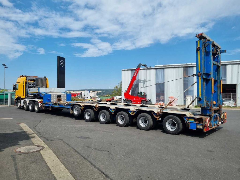 Goldhofer STZ-H6-57/80A Teleskop-Tieflader Waggontransport - Puspiekabe zema profila platforma: foto 4 Goldhofer STZ-H6-57/80A Teleskop-Tieflader Waggontransport - Puspiekabe zema profila platforma: foto 4