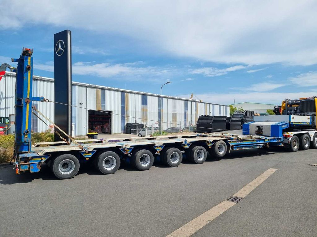 Goldhofer STZ-H6-57/80A Teleskop-Tieflader Waggontransport - Puspiekabe zema profila platforma: foto 5 Goldhofer STZ-H6-57/80A Teleskop-Tieflader Waggontransport - Puspiekabe zema profila platforma: foto 5