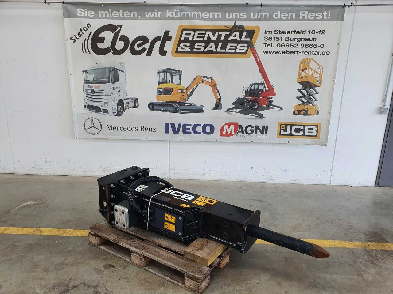 JCB HM054T / Hydraulikhammer / MS08 / 6 - 10 to - Hidrauliskais āmurs - Celtniecības tehnika: foto 1 JCB HM054T / Hydraulikhammer / MS08 / 6 - 10 to - Hidrauliskais āmurs - Celtniecības tehnika: foto 1