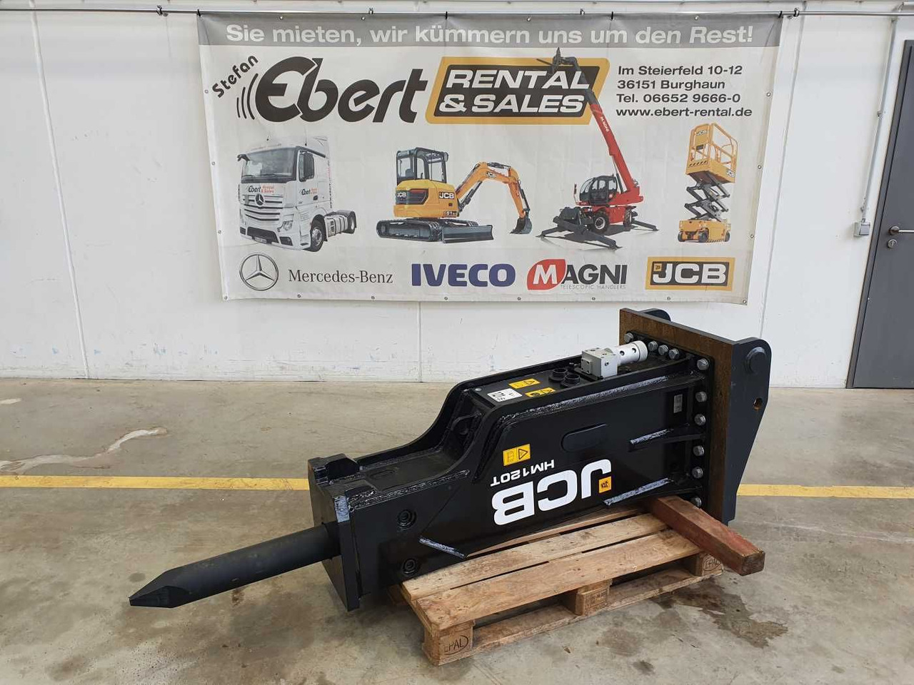 JCB HM120T / Hydraulikhammer / MS21 / 12-18 to - Hidrauliskais āmurs - Celtniecības tehnika: foto 1 JCB HM120T / Hydraulikhammer / MS21 / 12-18 to - Hidrauliskais āmurs - Celtniecības tehnika: foto 1
