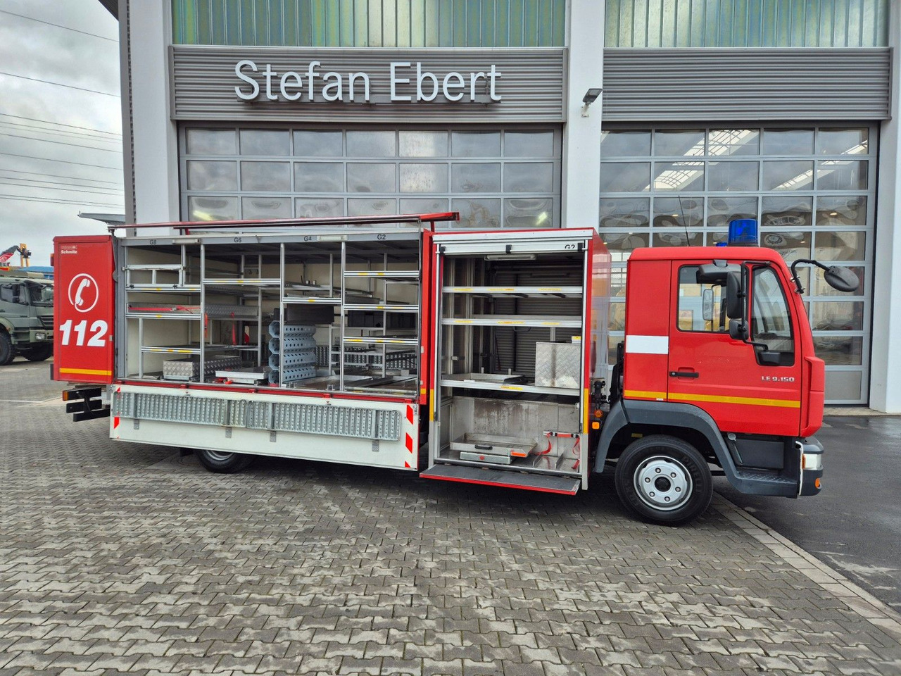 Kravas automašīna MAN LE 9.150 Feuerwehr Schmitz GW-6 Gerätewagen: foto 23