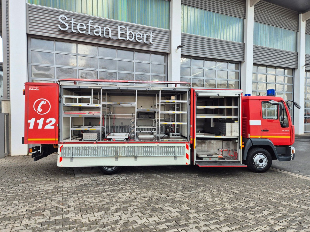 Kravas automašīna MAN LE 9.150 Feuerwehr Schmitz GW-6 Gerätewagen: foto 22