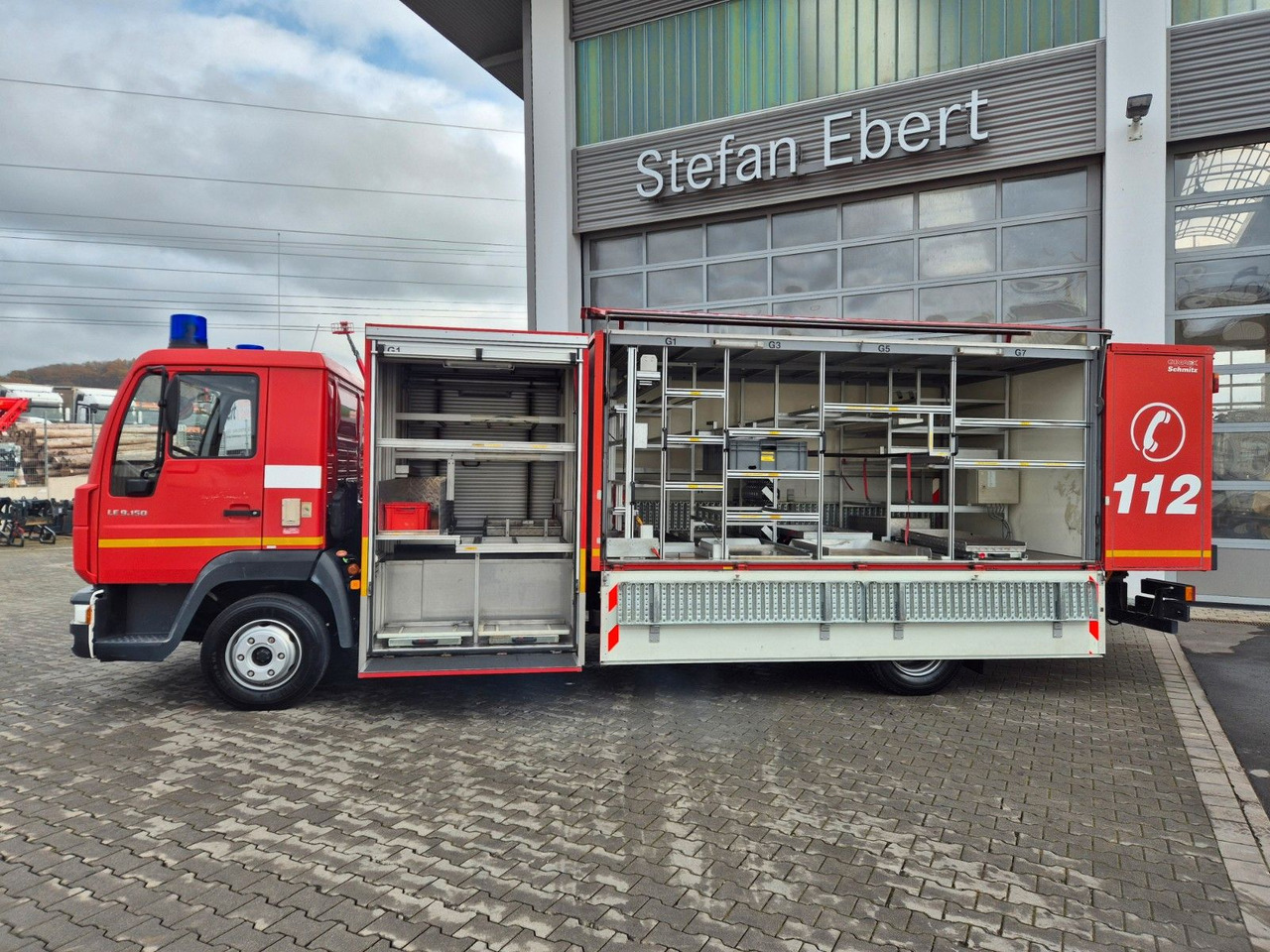 Kravas automašīna MAN LE 9.150 Feuerwehr Schmitz GW-6 Gerätewagen: foto 17