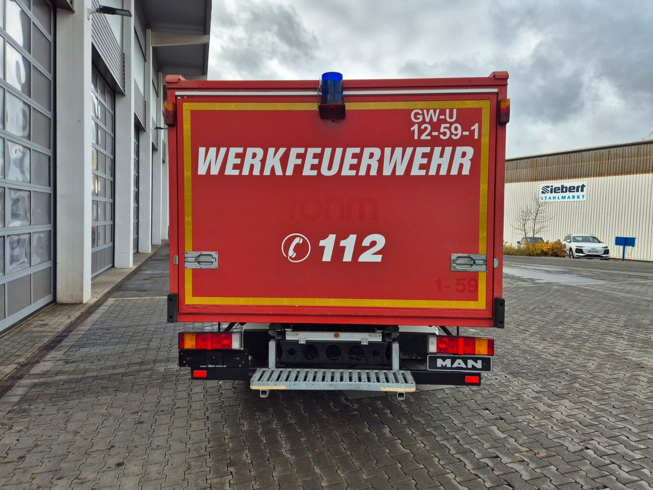 Kravas automašīna MAN LE 9.150 Feuerwehr Schmitz GW-6 Gerätewagen: foto 12