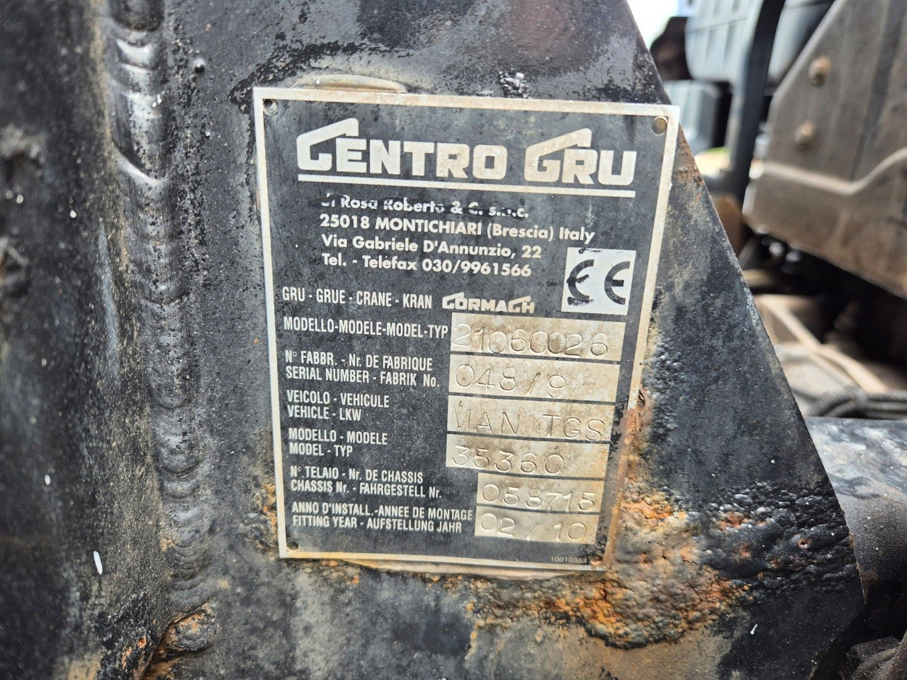 Kravas auto ar manipulatoru MAN TGS 35.360 8x4 BB Gormach 91000 TECH Funk: foto 13 Kravas auto ar manipulatoru MAN TGS 35.360 8x4 BB Gormach 91000 TECH Funk: foto 13