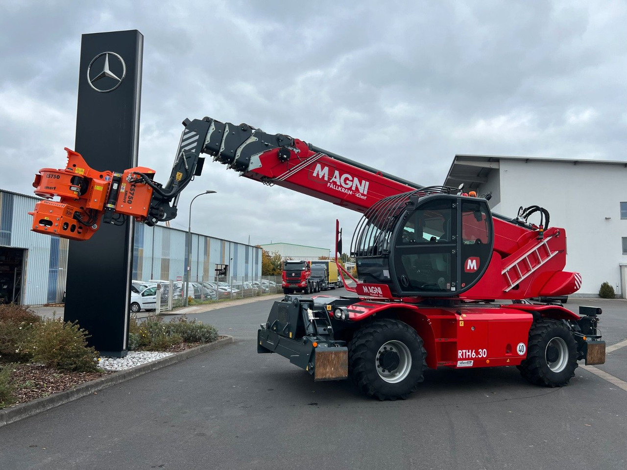 Magni RTH 6.30 SH / Fällkran / Westtech CS750 - Teleskopiskais iekrāvējs: foto 1 Magni RTH 6.30 SH / Fällkran / Westtech CS750 - Teleskopiskais iekrāvējs: foto 1