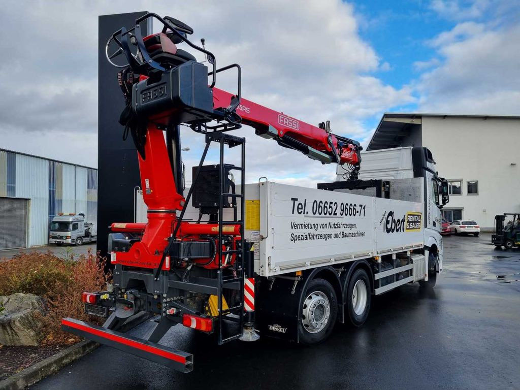 Kravas auto ar manipulatoru, Bortu kravas automašīna/ Platforma Mercedes-Benz Actros 2745 L 6x2 Baustoffpritsche+Kran Retarder: foto 8