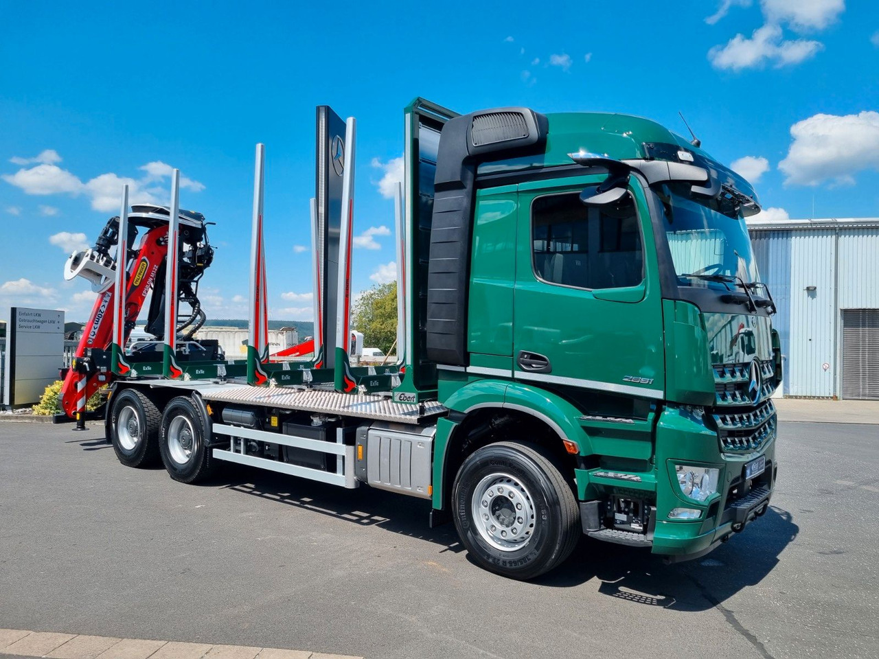 Mercedes-Benz Arocs 2651L 6x4 Palfinger-EPSILON Y Crane M12Z91 - Kokvedējs, Kravas auto ar manipulatoru: foto 4 Mercedes-Benz Arocs 2651L 6x4 Palfinger-EPSILON Y Crane M12Z91 - Kokvedējs, Kravas auto ar manipulatoru: foto 4