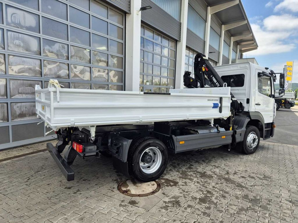Jaunā Kravas automašīna pašizgāzējs, Kravas auto ar manipulatoru Mercedes-Benz Atego 1224 KK Kipper+Kran+Funk+Greifersteuerung: foto 8