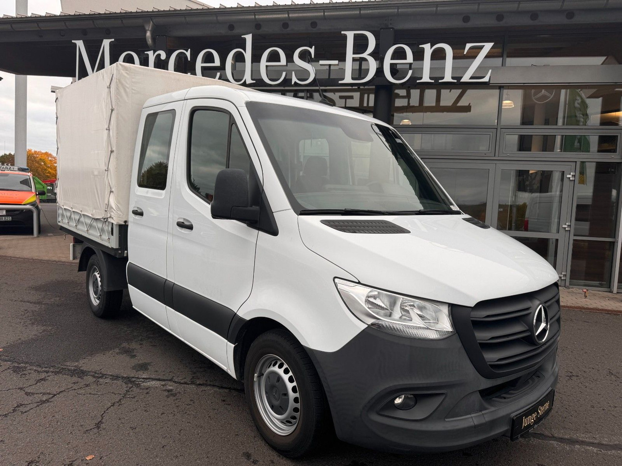 Mercedes-Benz Sprinter 215 CDI DoKa 9G Klima AHK SHZ - Automašīna ar kravas platformu, Kravas-pasažieru furgons: foto 1 Mercedes-Benz Sprinter 215 CDI DoKa 9G Klima AHK SHZ - Automašīna ar kravas platformu, Kravas-pasažieru furgons: foto 1