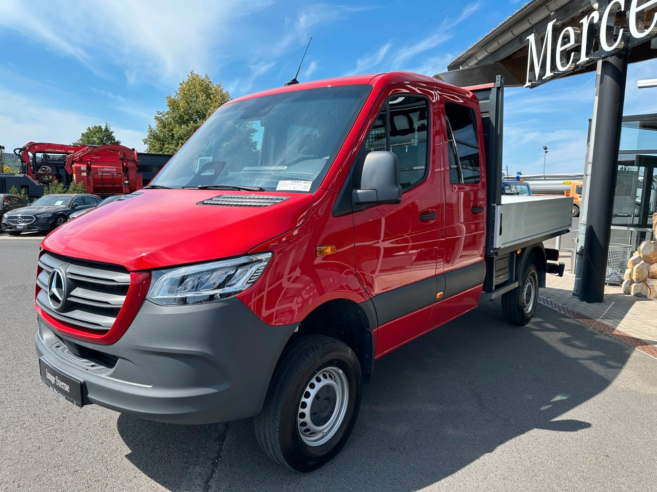 Mercedes-Benz Sprinter 319 CDI 4x4 DoKa Klima AHK3,5to - Automašīna ar kravas platformu, Kravas-pasažieru furgons: foto 3 Mercedes-Benz Sprinter 319 CDI 4x4 DoKa Klima AHK3,5to - Automašīna ar kravas platformu, Kravas-pasažieru furgons: foto 3