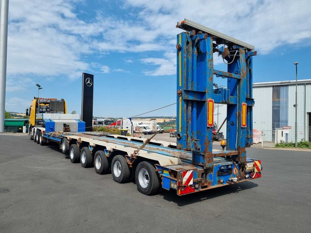 Goldhofer STZ-H6-57/80A Teleskop-Tieflader Waggontransport - Puspiekabe: foto 1 Goldhofer STZ-H6-57/80A Teleskop-Tieflader Waggontransport - Puspiekabe: foto 1