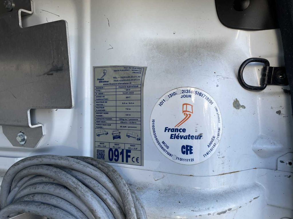 Autopacēlājs, Komercauto Renault Trafic dCi 120 L1H1 / France Elavateur 091F 9m: foto 10