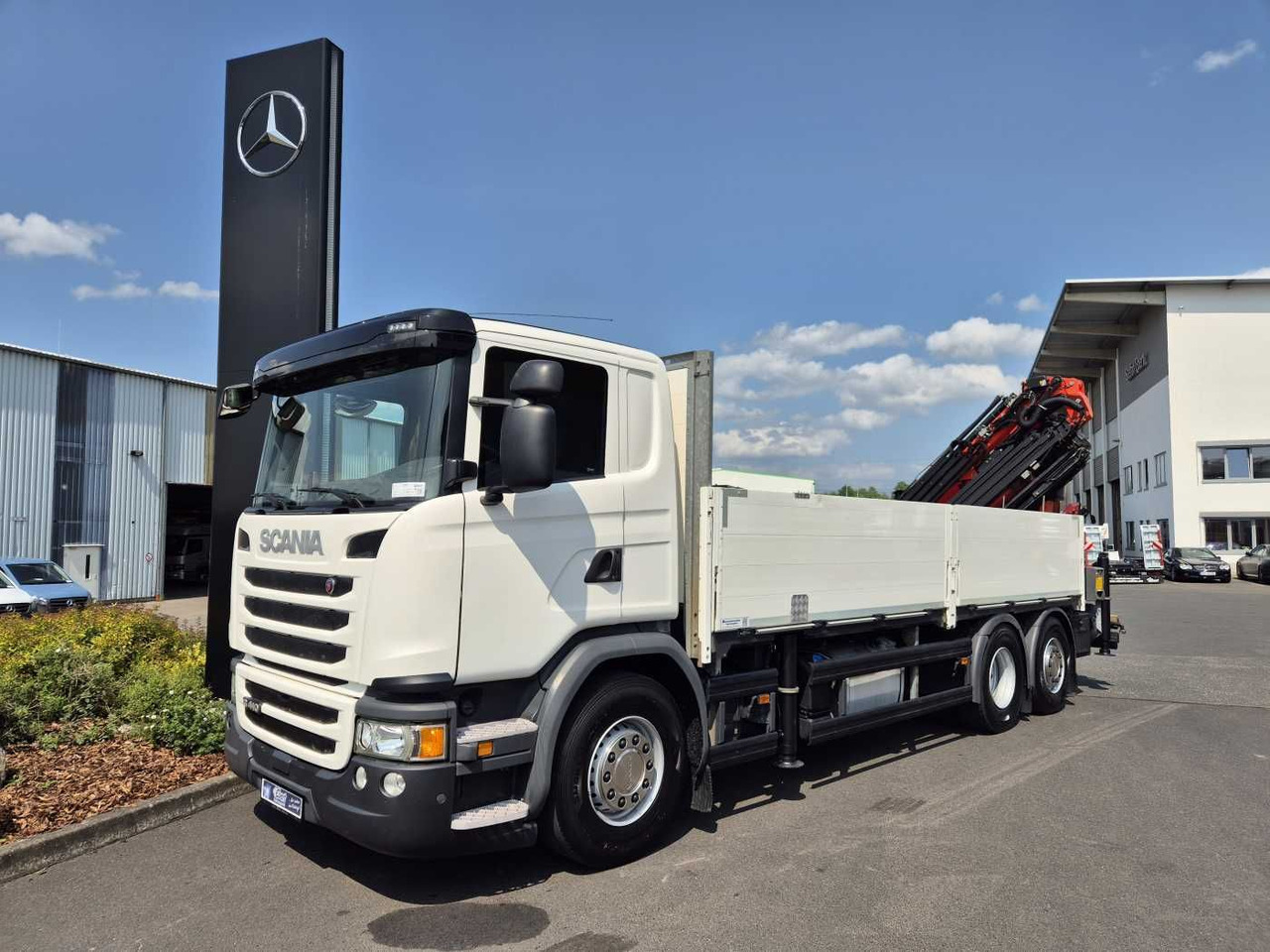 Scania G410 LB6x2*4HNB Palfinger PK 34002-SH E+JIB - Kravas automašīna ar tentu, Kravas auto ar manipulatoru: foto 2 Scania G410 LB6x2*4HNB Palfinger PK 34002-SH E+JIB - Kravas automašīna ar tentu, Kravas auto ar manipulatoru: foto 2