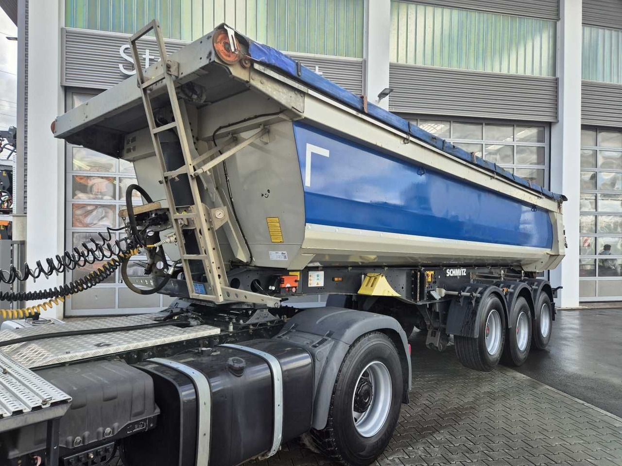 Schmitz Cargobull SGF*S3 SKI 24 SL 7.2 Mulde 23m³ Liftachse 5x - Puspiekabe pašizgāzējs: foto 2 Schmitz Cargobull SGF*S3 SKI 24 SL 7.2 Mulde 23m³ Liftachse 5x - Puspiekabe pašizgāzējs: foto 2