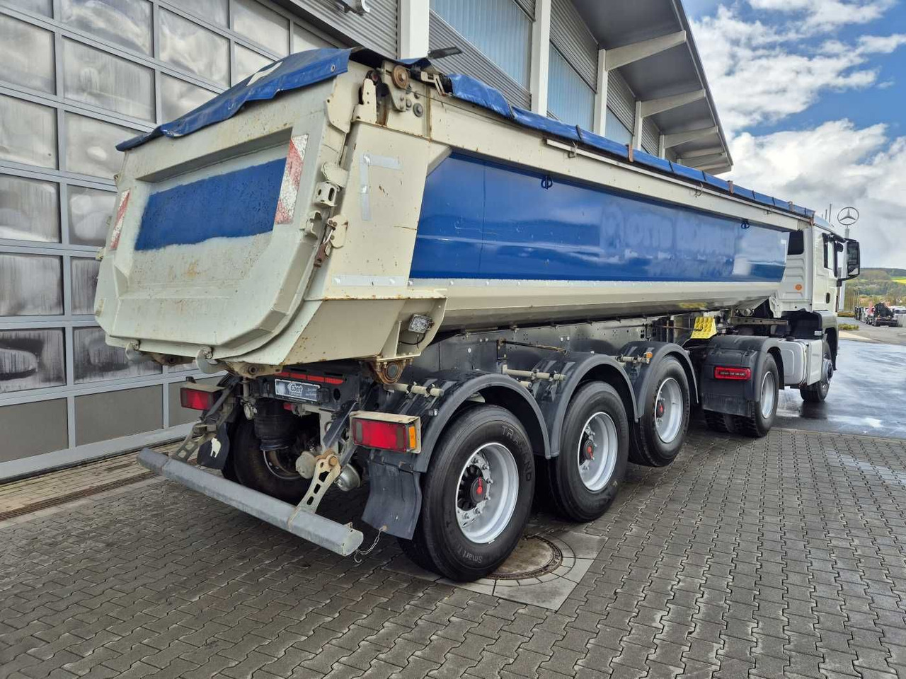 Schmitz Cargobull SGF*S3 SKI 24 SL 7.2 Mulde 23m³ Liftachse 5x - Puspiekabe pašizgāzējs: foto 5 Schmitz Cargobull SGF*S3 SKI 24 SL 7.2 Mulde 23m³ Liftachse 5x - Puspiekabe pašizgāzējs: foto 5