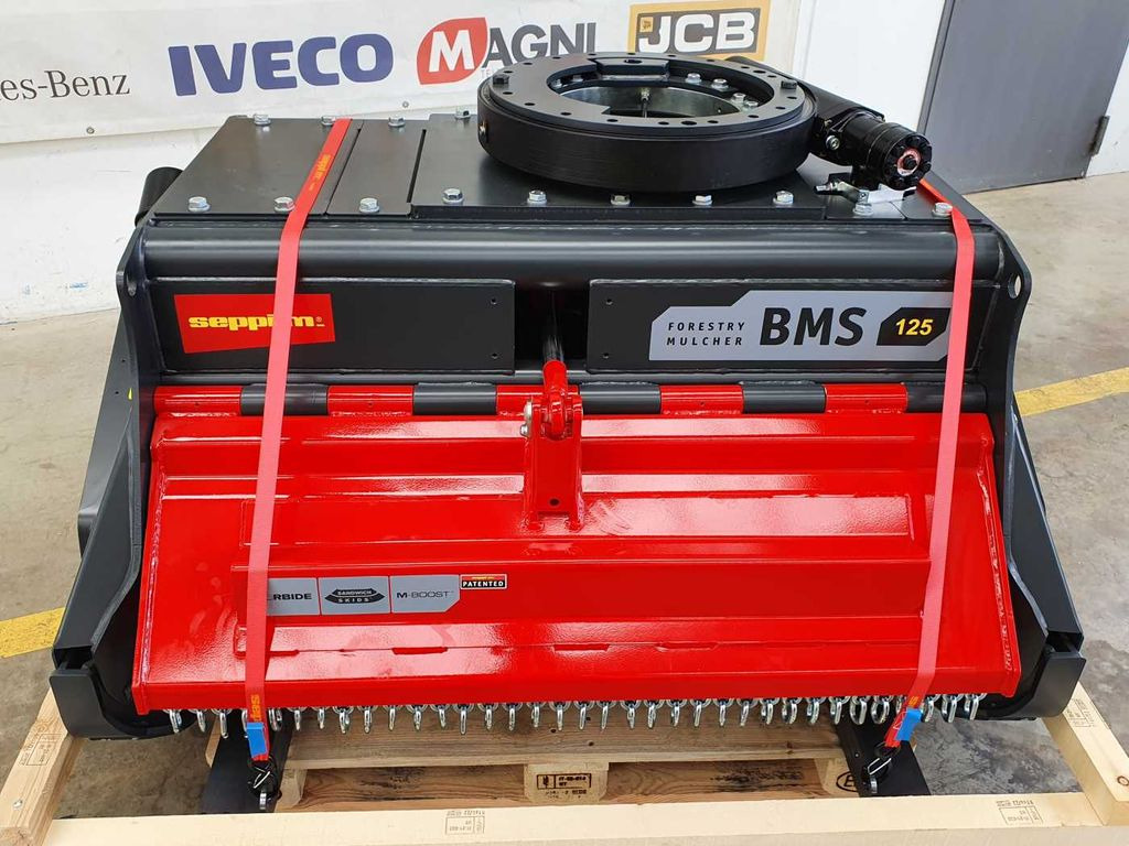 Seppi M. BMS 125 / 13-30t Forstmulcher Drehmotor - Meža mulčeris: foto 2 Seppi M. BMS 125 / 13-30t Forstmulcher Drehmotor - Meža mulčeris: foto 2