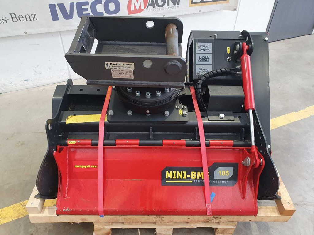 Seppi M. MINI-BMS 105 Mulcher / DEMO / Drehmotor - Meža mulčeris: foto 3 Seppi M. MINI-BMS 105 Mulcher / DEMO / Drehmotor - Meža mulčeris: foto 3