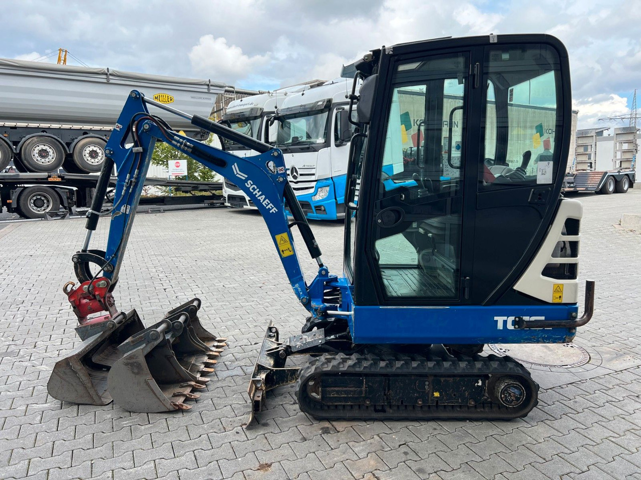Mini-ekskavators Terex TC16 / 2017 / 1.769h / Löffelpaket / Powertilt: foto 7