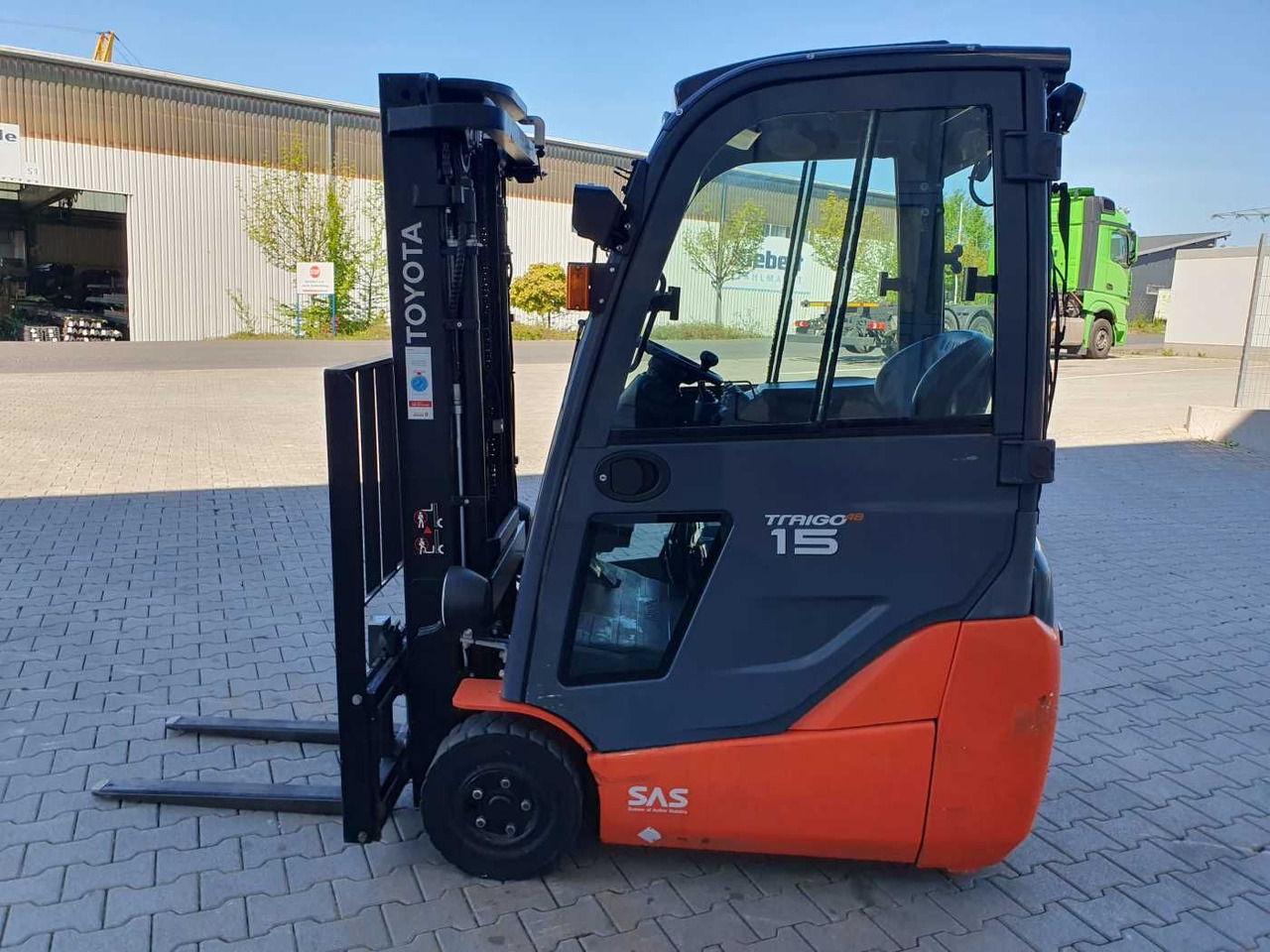 Elektroiekrāvējs Toyota 8FBET15 / Triplex: 4.30m / nur 3.489h! / 2022: foto 6