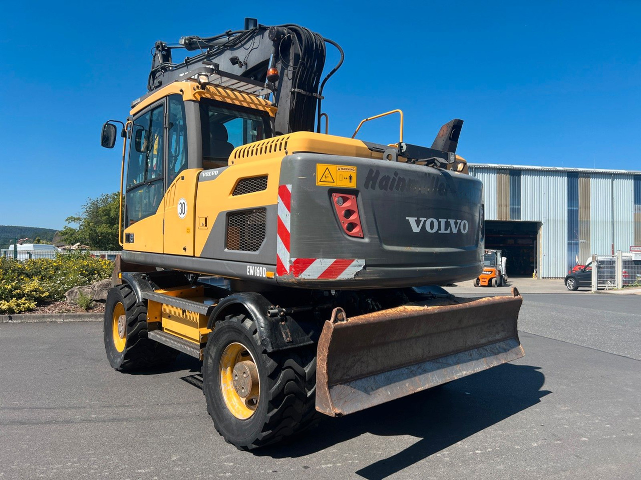 Volvo EW160D / 2014 / 1xTieflöffel / Forstschutzgitter - Riteņu ekskavators: foto 4 Volvo EW160D / 2014 / 1xTieflöffel / Forstschutzgitter - Riteņu ekskavators: foto 4