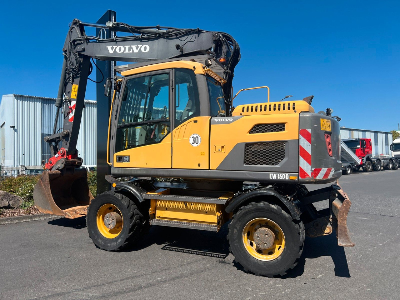 Volvo EW160D / 2014 / 1xTieflöffel / Forstschutzgitter - Riteņu ekskavators: foto 3 Volvo EW160D / 2014 / 1xTieflöffel / Forstschutzgitter - Riteņu ekskavators: foto 3