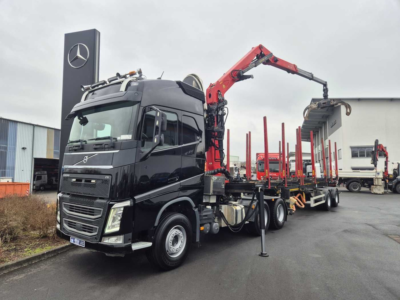 Volvo FH 540 6x4 Palfinger S260Z96 Doll Teleskop-Langh - Kokvedējs: foto 1 Volvo FH 540 6x4 Palfinger S260Z96 Doll Teleskop-Langh - Kokvedējs: foto 1