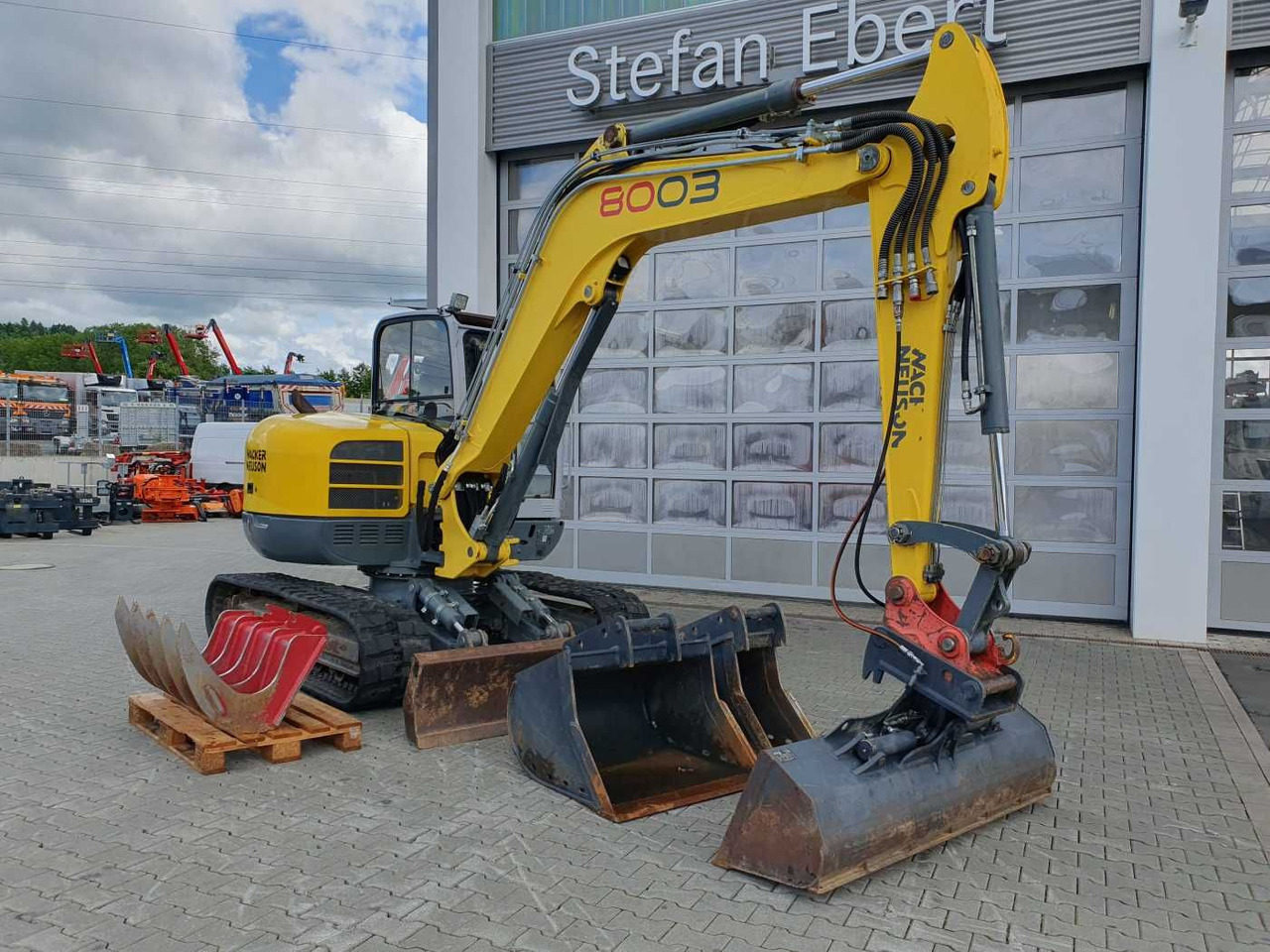 Wacker 8003 / MS08 / nur 4.035h / 2014 / Löffelpaket - Mini-ekskavators: foto 2 Wacker 8003 / MS08 / nur 4.035h / 2014 / Löffelpaket - Mini-ekskavators: foto 2