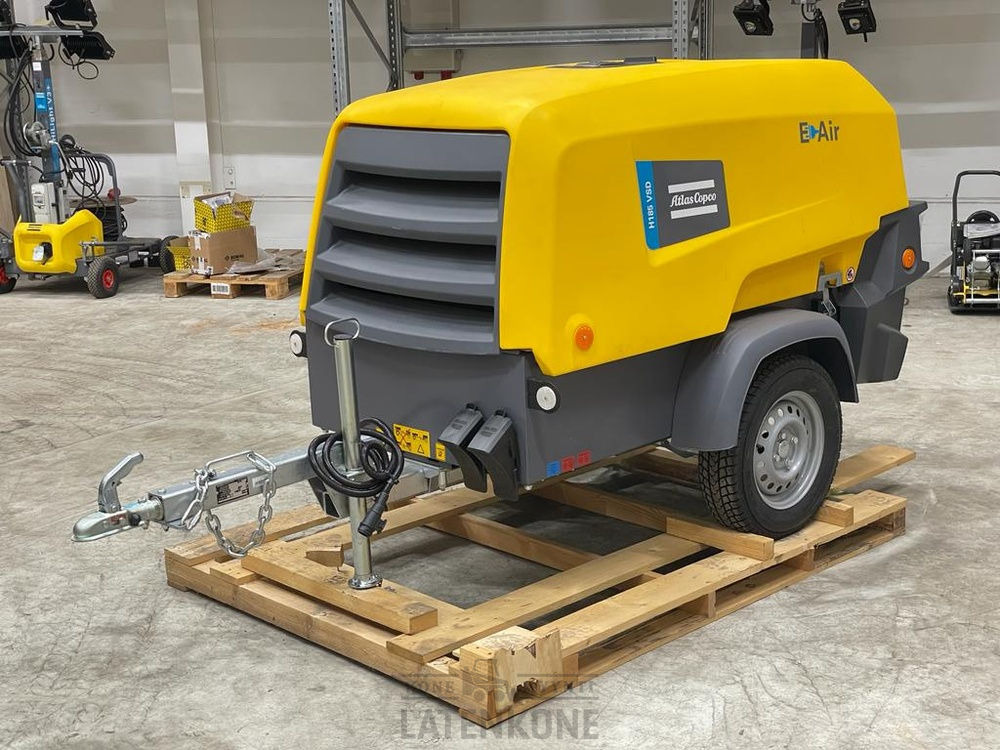 Atlas Copco E-Air H185 VSD Vaunukompressori - Gaisa kompresors: foto 2 Atlas Copco E-Air H185 VSD Vaunukompressori - Gaisa kompresors: foto 2
