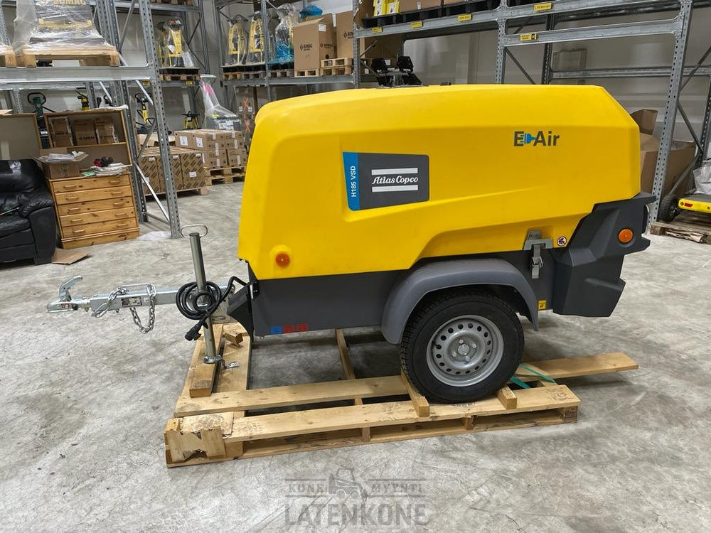 Atlas Copco E-Air H185 VSD Vaunukompressori - Gaisa kompresors: foto 3 Atlas Copco E-Air H185 VSD Vaunukompressori - Gaisa kompresors: foto 3