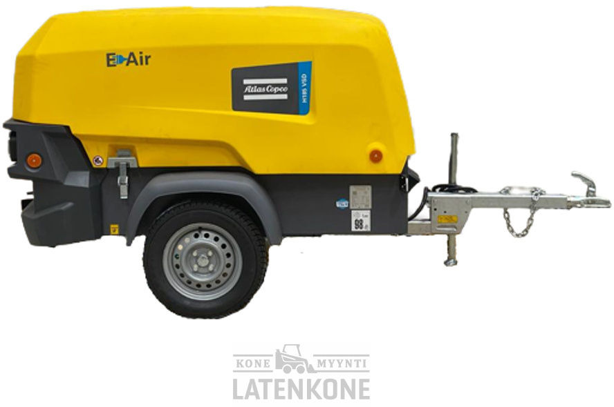 Atlas Copco E-Air H185 VSD Vaunukompressori - Gaisa kompresors: foto 1 Atlas Copco E-Air H185 VSD Vaunukompressori - Gaisa kompresors: foto 1