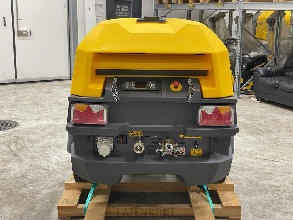 Atlas Copco E-Air H185 VSD Vaunukompressori - Gaisa kompresors: foto 5 Atlas Copco E-Air H185 VSD Vaunukompressori - Gaisa kompresors: foto 5